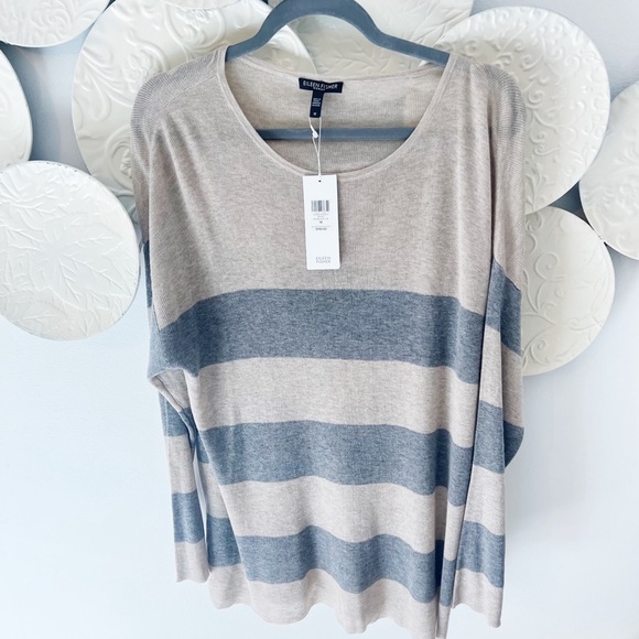 Eileen Fisher Sweaters - Sz 1X NWT Eileen Fisher Striped Sweater